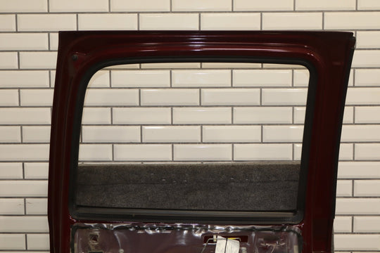 01 - 07 Chevy GMC Silverado Sierra Suburban Left Rear Door Dark Carmine Red 51