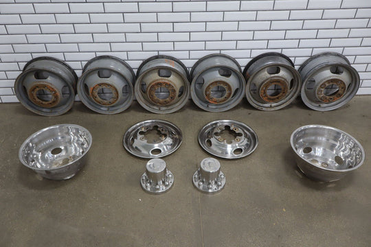 01 - 10 Chevy GMC Silverado Sierra 3500 Dually OEM Wheel Rim Set (6) 16x6.5