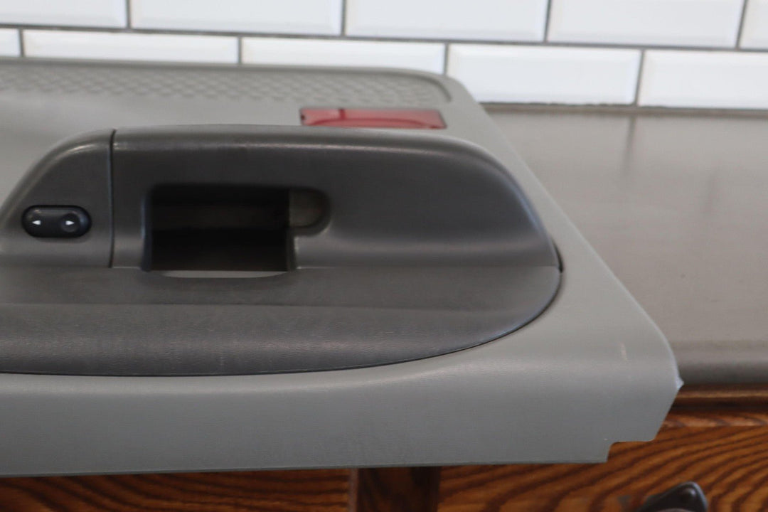 02 - 04 Ford F250 F350 Crew Cab Left Rear Interior Door Panel Medium Flint 3E