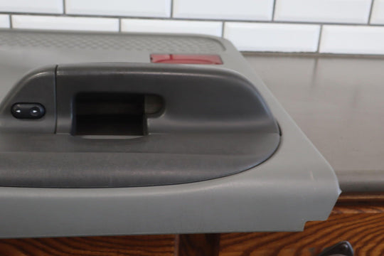 02 - 04 Ford F250 F350 Crew Cab Left Rear Interior Door Panel Medium Flint 3E