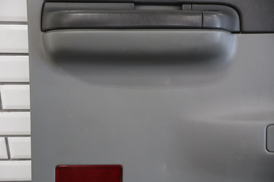 02 - 04 Ford F250 F350 Crew Cab Left Rear Interior Door Panel Medium Flint 3E