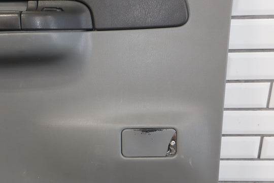 02 - 04 Ford F250 F350 Crew Cab Left Rear Interior Door Panel Medium Flint 3E