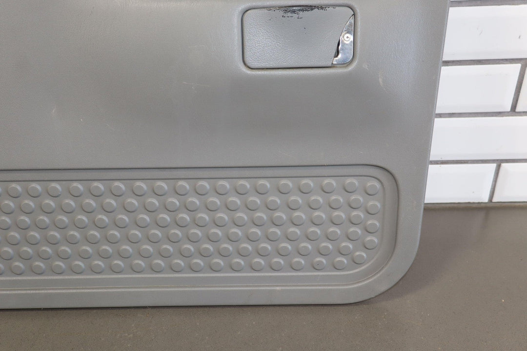 02 - 04 Ford F250 F350 Crew Cab Left Rear Interior Door Panel Medium Flint 3E