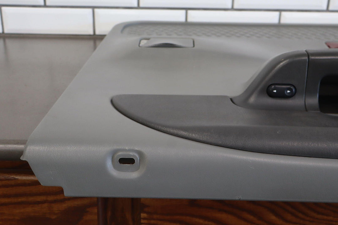 02 - 04 Ford F250 F350 Crew Cab Left Rear Interior Door Panel Medium Flint 3E