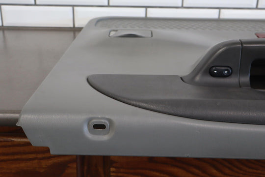 02 - 04 Ford F250 F350 Crew Cab Left Rear Interior Door Panel Medium Flint 3E