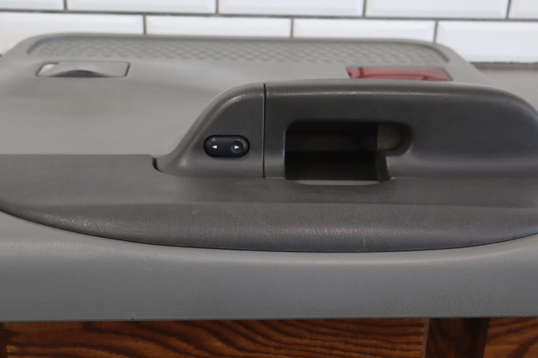 02 - 04 Ford F250 F350 Crew Cab Left Rear Interior Door Panel Medium Flint 3E