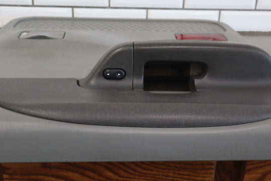 02 - 04 Ford F250 F350 Crew Cab Left Rear Interior Door Panel Medium Flint 3E