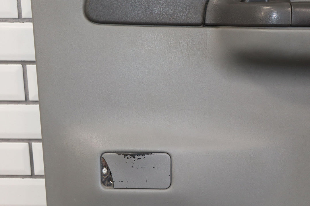02 - 04 Ford F250 F350 Crew Cab Right Rear Interior Door Panel Medium Flint 3E