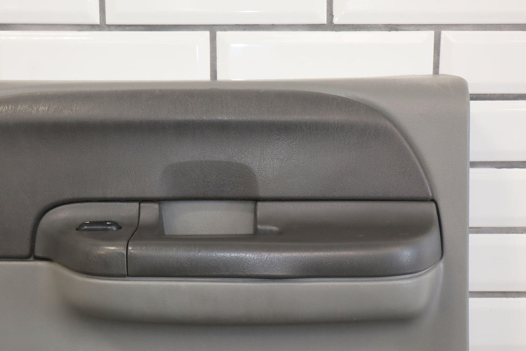 02 - 04 Ford F250 F350 Crew Cab Right Rear Interior Door Panel Medium Flint 3E