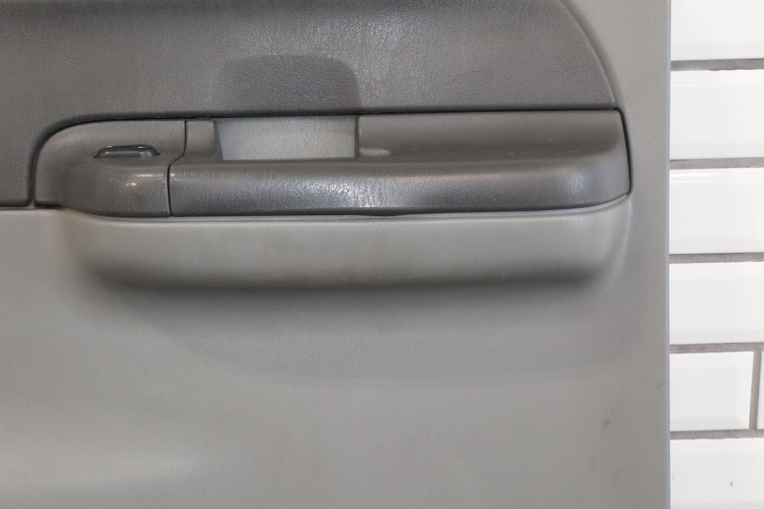 02 - 04 Ford F250 F350 Crew Cab Right Rear Interior Door Panel Medium Flint 3E