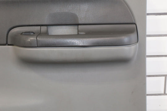 02 - 04 Ford F250 F350 Crew Cab Right Rear Interior Door Panel Medium Flint 3E