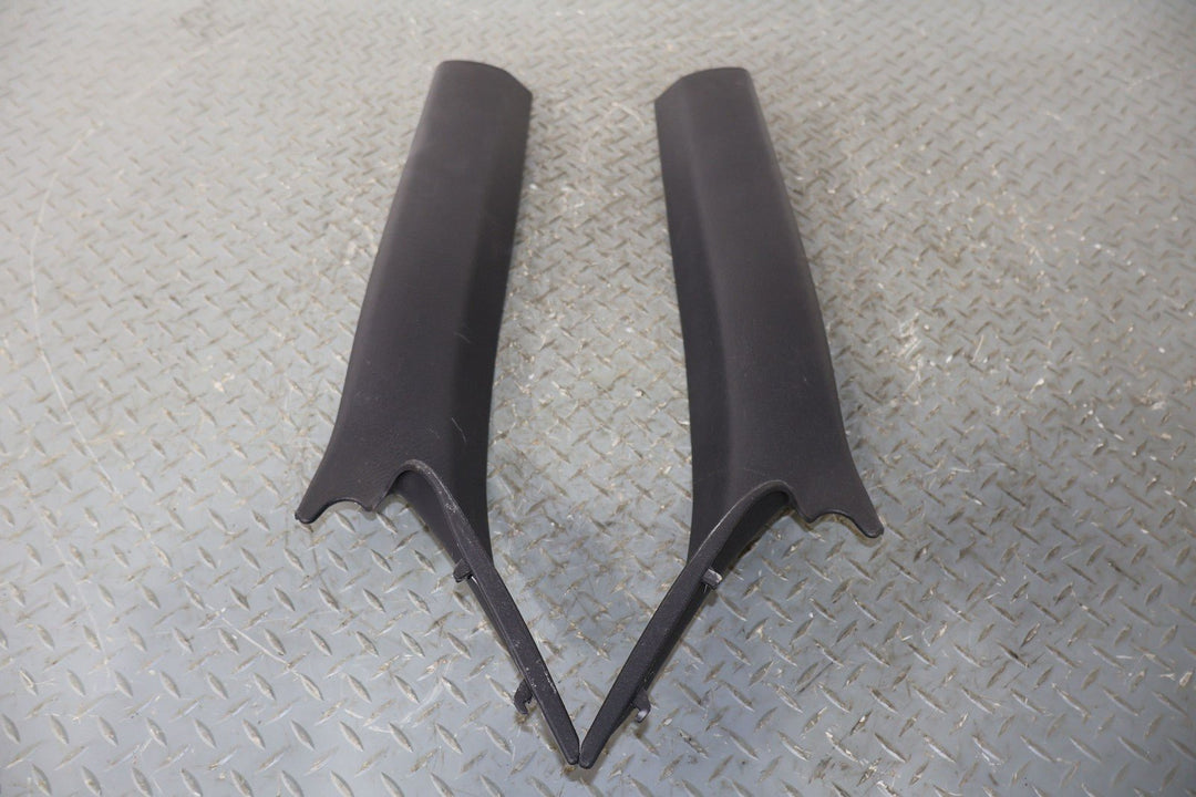 02 - 05 Ford Thunderbird Pair LH&RH Interior A Pillar Trim Panels (Black BW)
