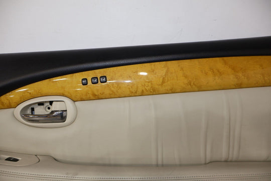 02 - 05 Lexus SC430 Right RH Passenger Interior Door Trim Panel (Ecru/Black LA00)
