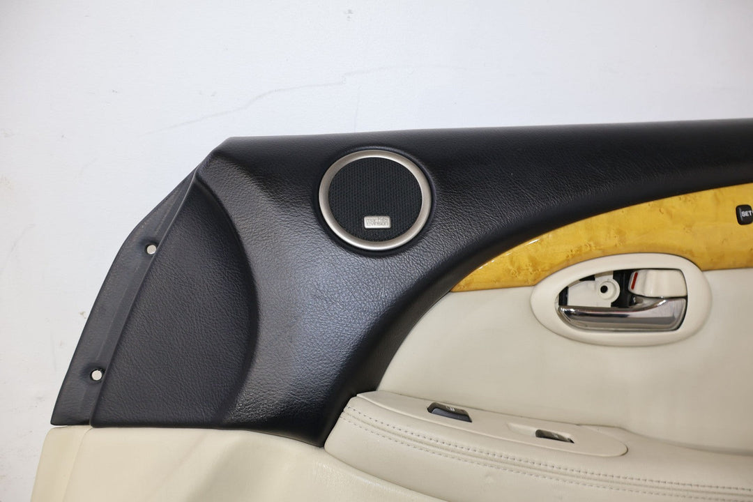 02 - 05 Lexus SC430 Right RH Passenger Interior Door Trim Panel (Ecru/Black LA00)
