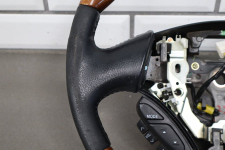 02-05 Lexus SC430 Z40 Leather Wood Steering Wheel