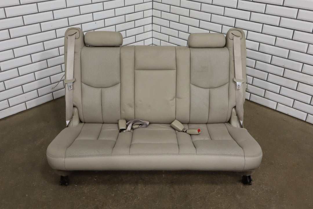 02 - 06 Cadillac Escalade ESV 3rd Row Seat OEM Shale Leather