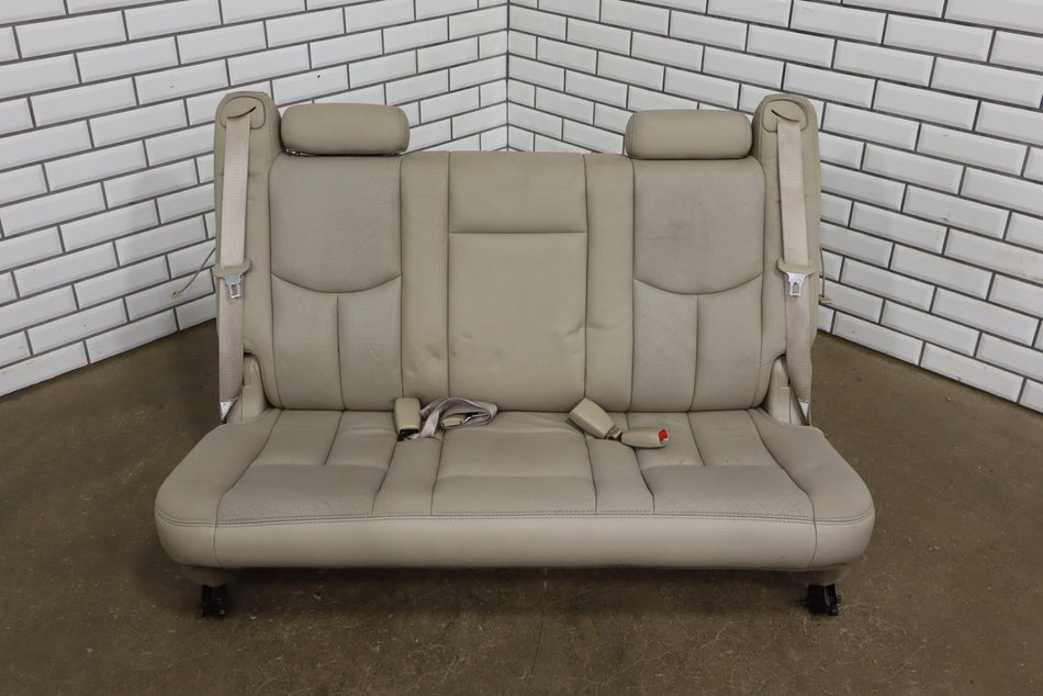 02 - 06 Cadillac Escalade ESV 3rd Row Seat OEM Shale Leather