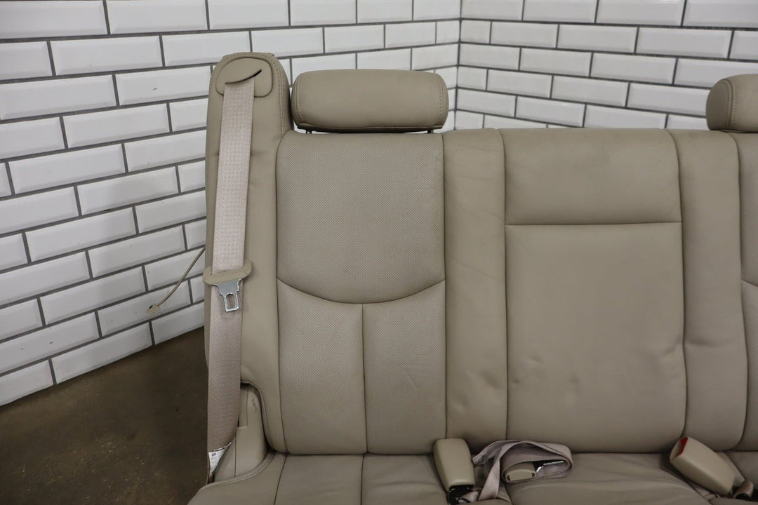 02 - 06 Cadillac Escalade ESV 3rd Row Seat OEM Shale Leather