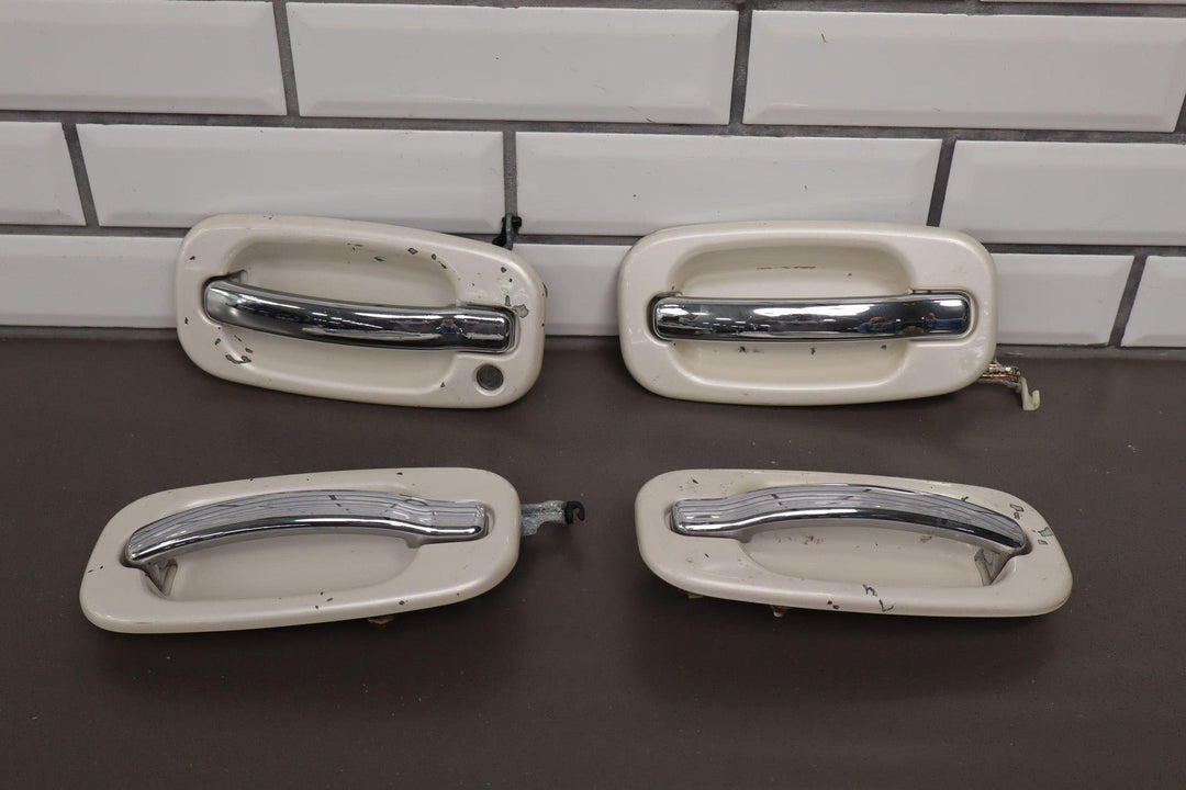 02 - 06 Cadillac Escalade GMT800 OEM Door Handle Set (4) White Diamond 98U
