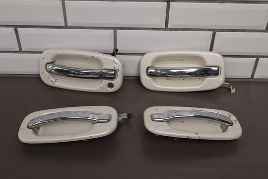 02 - 06 Cadillac Escalade GMT800 OEM Door Handle Set (4) White Diamond 98U