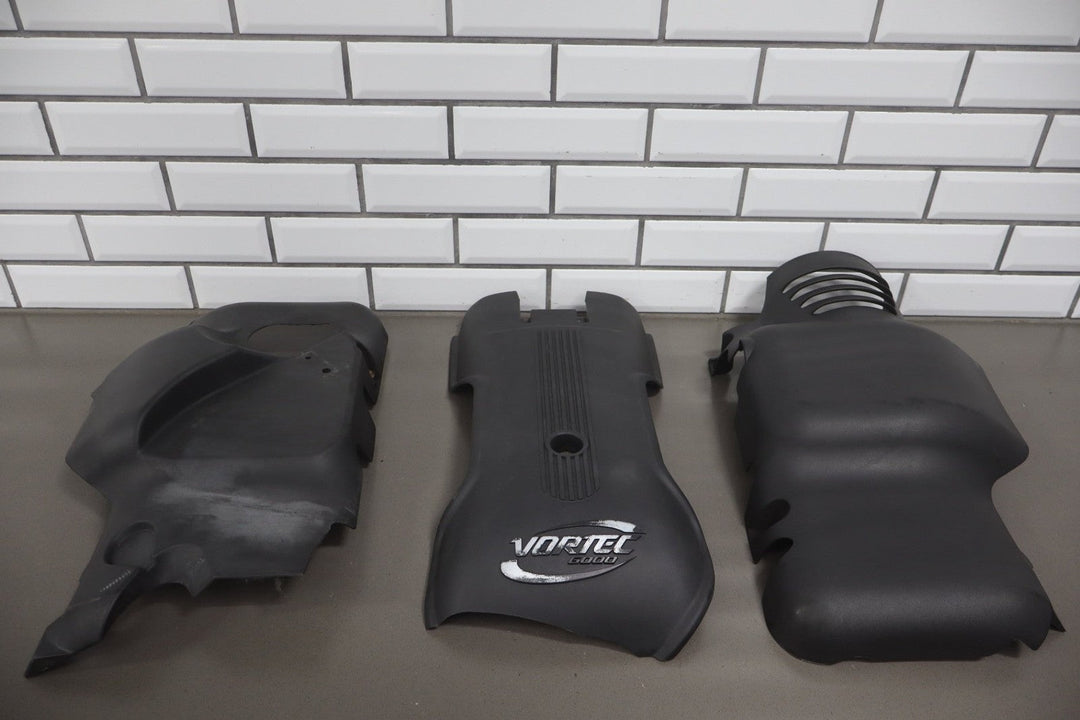 02 - 06 GM GMC Yukon Denali Escalade LQ4 LQ9 Vortec 6000 6.0 Engine Cover Set