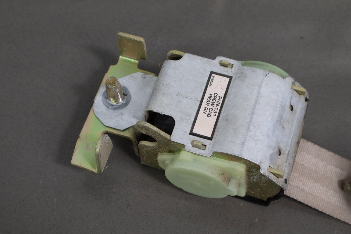 02-07 Ford F350 Super Duty Right Rear Seat Belt Medium Parchment