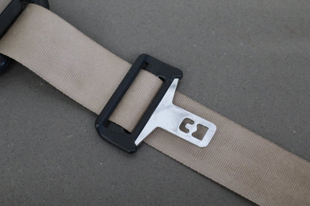 02-07 Ford F350 Super Duty Right Rear Seat Belt Medium Parchment