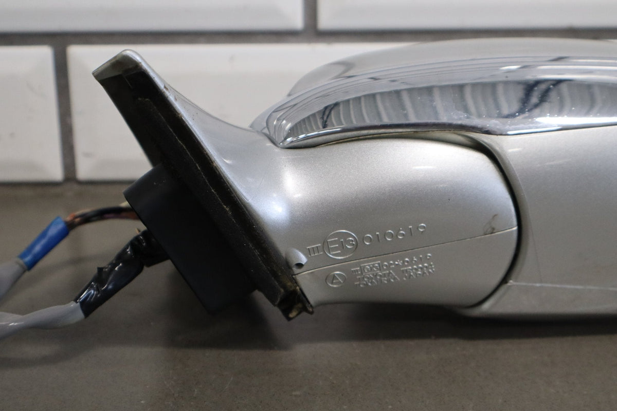 02-08 Lexus SC430 Z40 Left Mirror Silver 1C0 Memory Dim