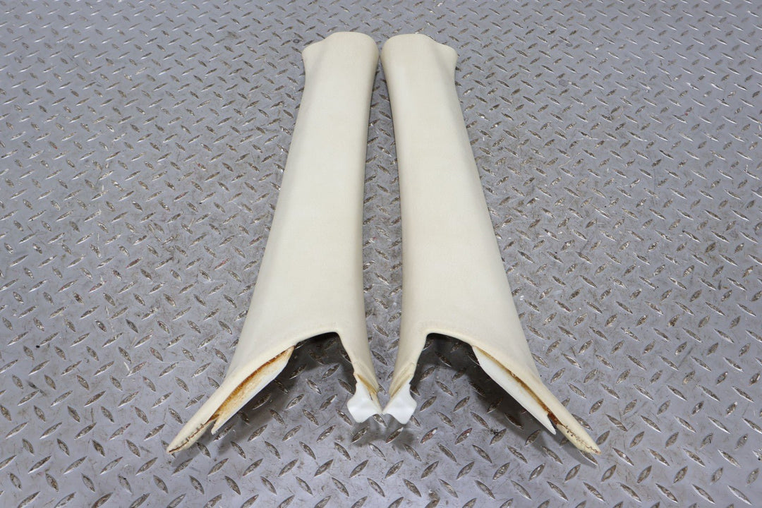 02 - 10 Lexus SC430 Pair LH & RH A - Pillar Trim Panels (Ecru LA00) See Notes