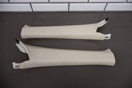 02-10 Lexus SC430 Z40 A Pillar Trim Pair Saddle 21
