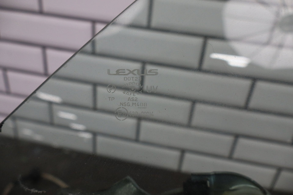 02-10 Lexus SC430 Z40 Right Quarter Glass With Regulator