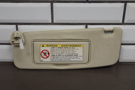 02-10 Lexus SC430 Z40 Sun Visor Pair Saddle 21 Illuminated