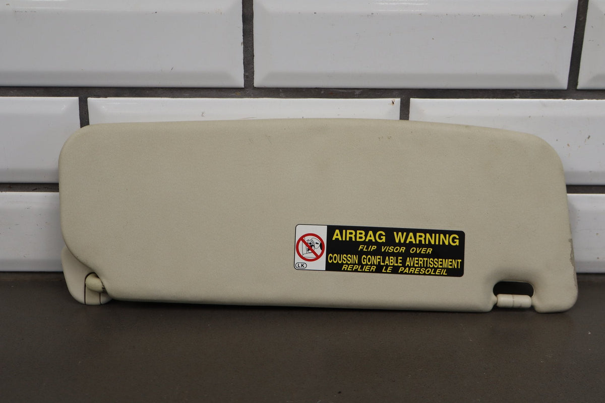 02-10 Lexus SC430 Z40 Sun Visor Pair Saddle 21 Illuminated