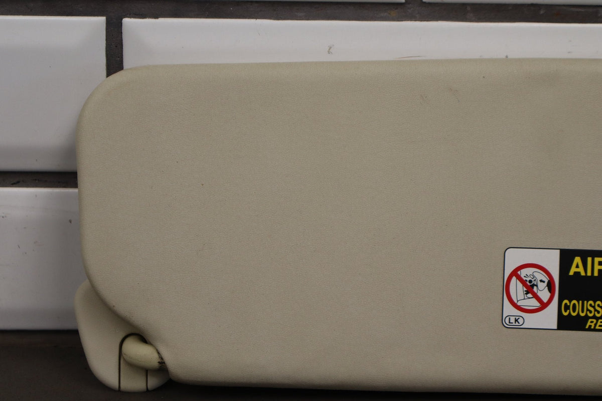 02-10 Lexus SC430 Z40 Sun Visor Pair Saddle 21 Illuminated
