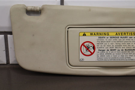 02-10 Lexus SC430 Z40 Sun Visor Pair Saddle 21 Illuminated