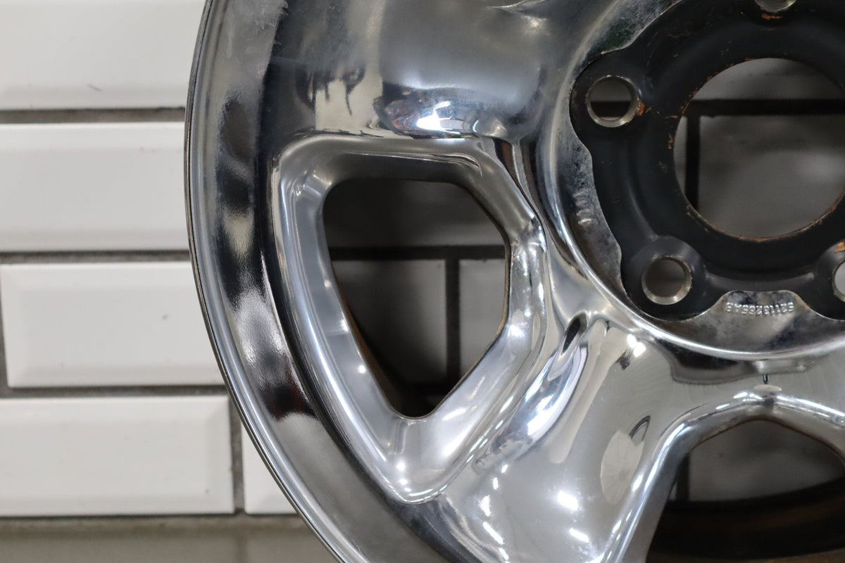 02-12 Ram 1500 17x8 Chrome Clad Steel Wheel LH Rear (No Tire)