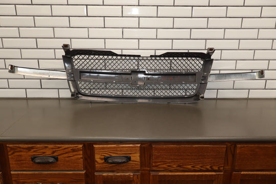 03 - 04 Chevy Silverado 2500 OEM Grille (Silver Birch Metallic 59U)