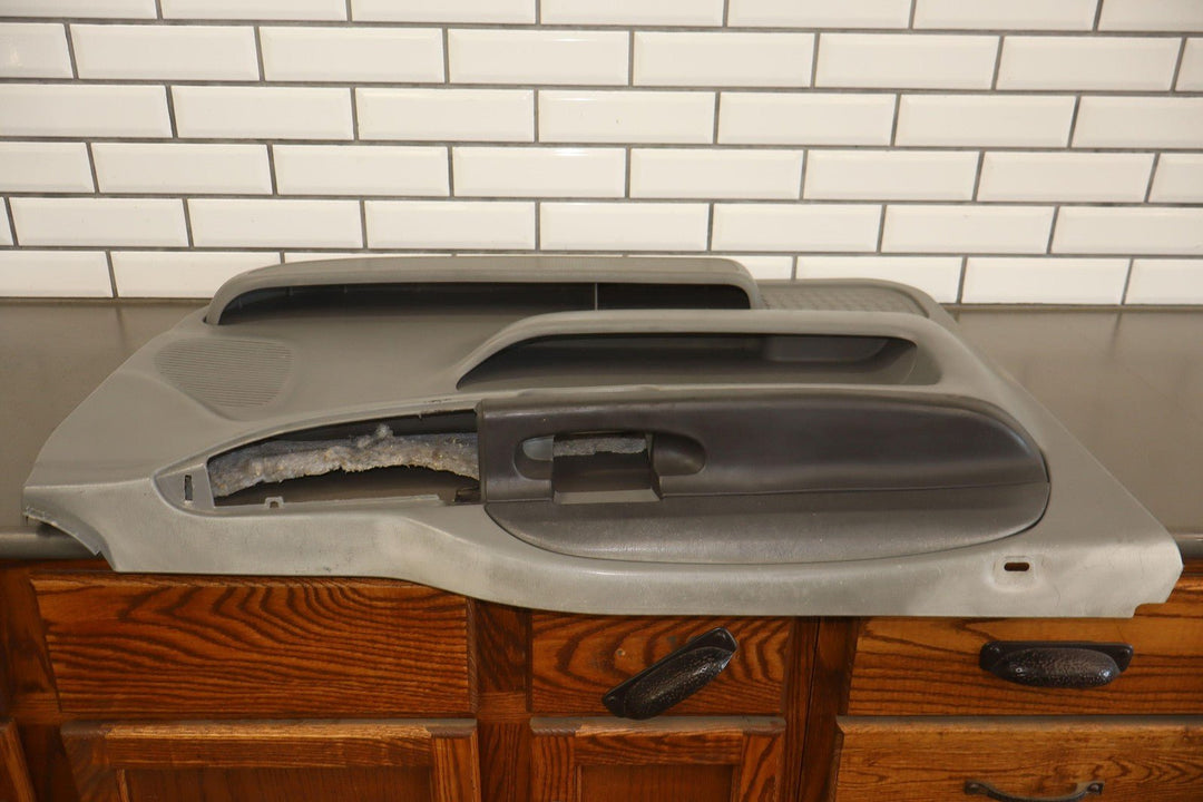 03 - 04 Ford F250 F350 Driver Left Front Interior Door Panel Medium Flint 3E