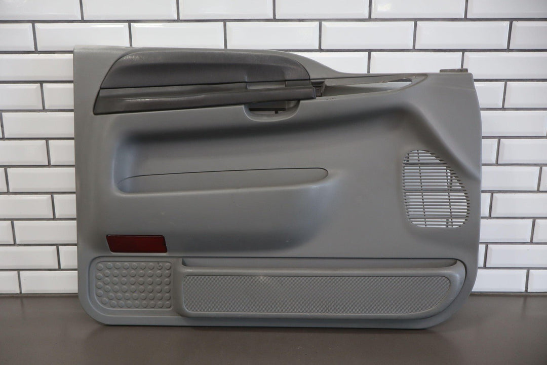 03 - 04 Ford F250 F350 Driver Left Front Interior Door Panel Medium Flint 3E