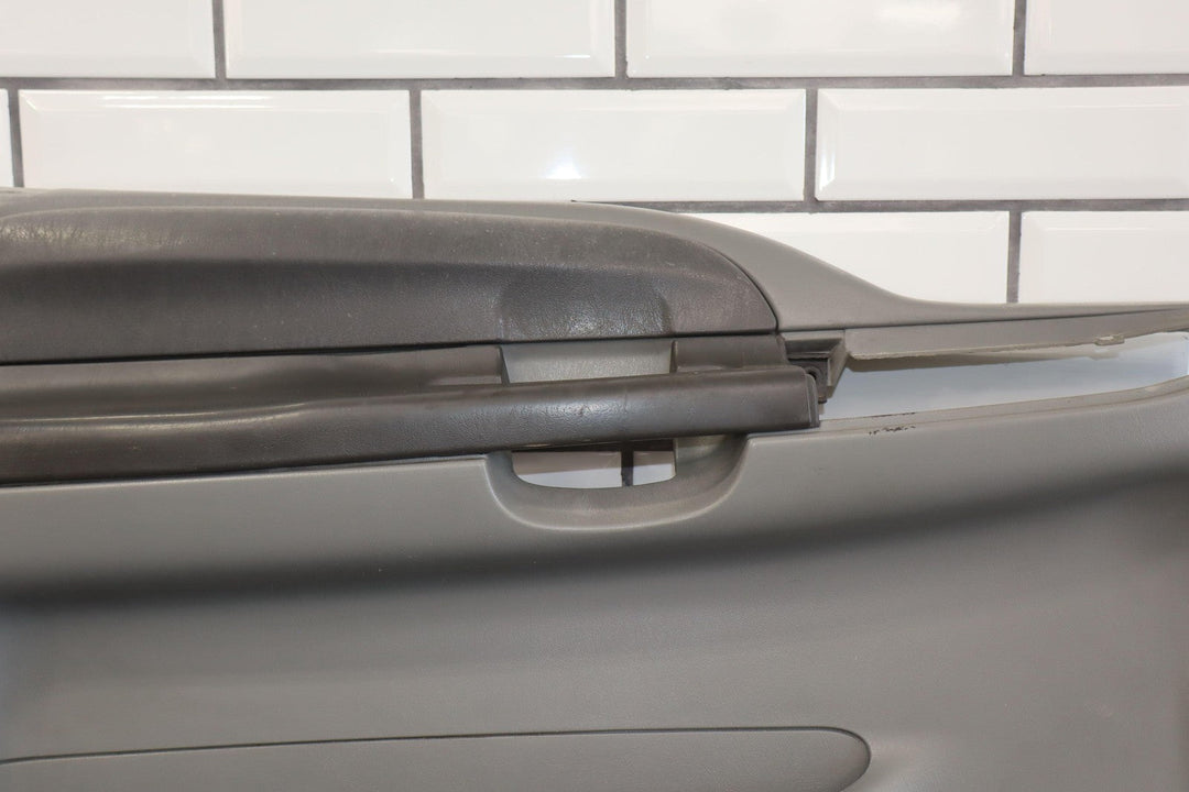 03 - 04 Ford F250 F350 Driver Left Front Interior Door Panel Medium Flint 3E