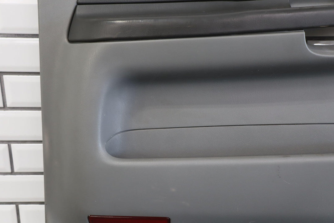 03 - 04 Ford F250 F350 Driver Left Front Interior Door Panel Medium Flint 3E