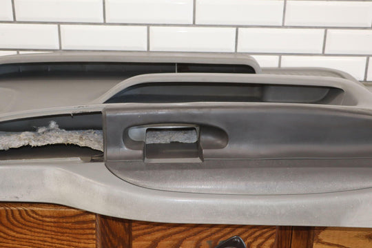 03 - 04 Ford F250 F350 Driver Left Front Interior Door Panel Medium Flint 3E