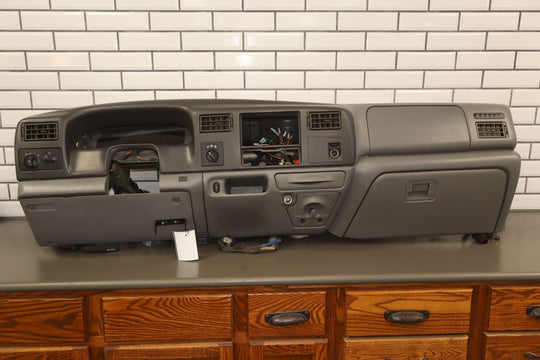 03 - 04 Ford F250 F350 Super Duty Dashboard Dash Panel OEM Medium Flint 3E