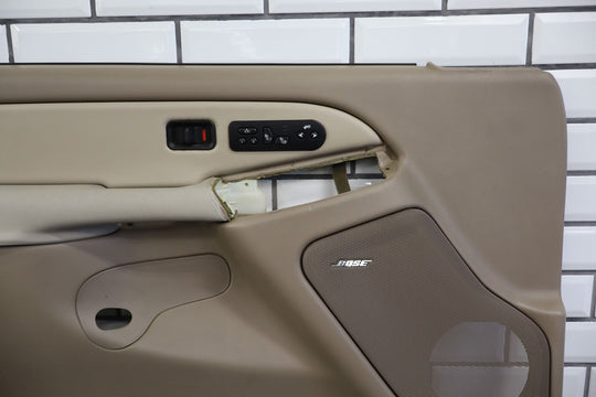 03 - 04 GMC Yukon XL 1500 2500 Left Driver Front Door Panel *No Window Switch*