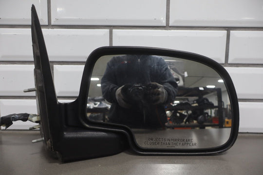 03 - 06 Chevy GMC GMT800 Right Power Folding Signal Door Mirror Onyx Black DL3