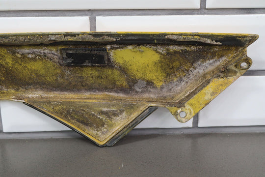 03 - 06 Chevy SSR LH Left Driver Exterior A - Pillar Slingshot Yellow (79U) Bubbled