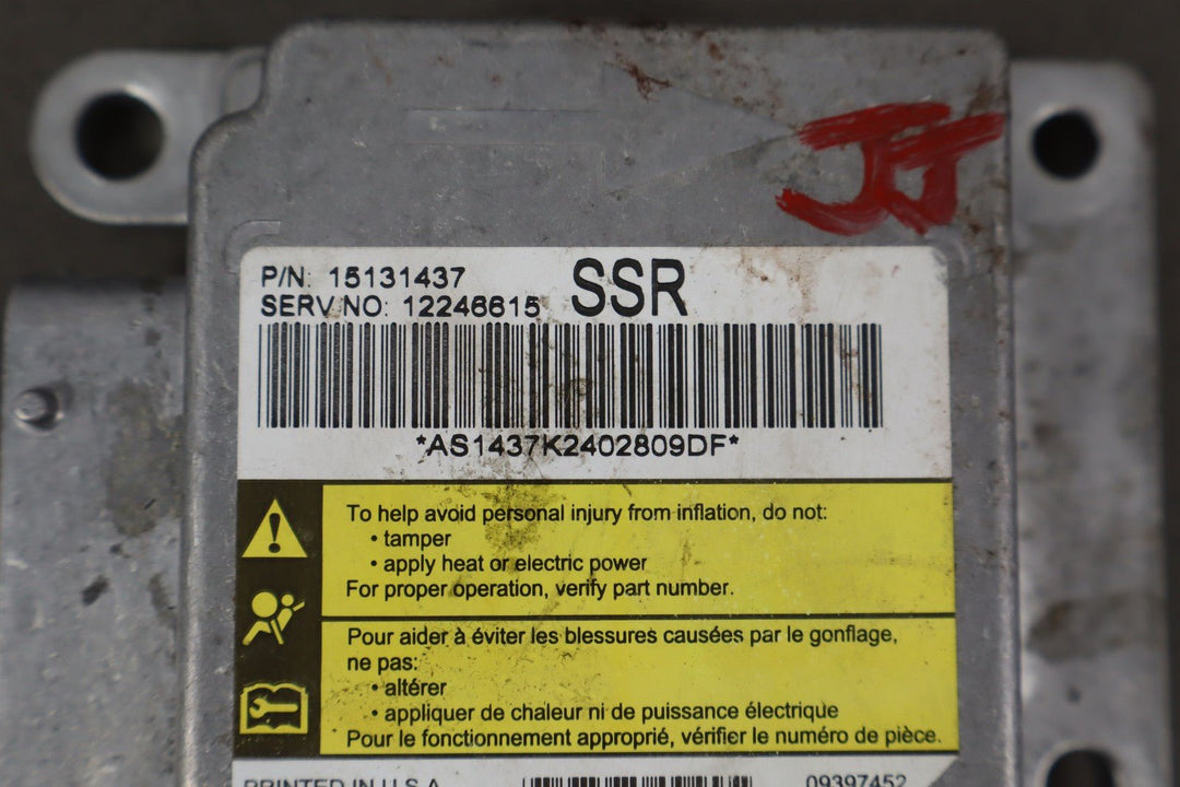 03 - 06 Chevy SSR Steering Wheel Air Bag Passenger Dash Air Bag & Module OEM