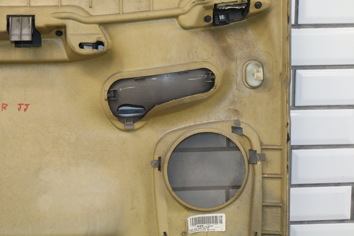 03-07 Chevrolet Silverado 2500HD Crew Right Rear Door Trim Panel Medium Gray 922