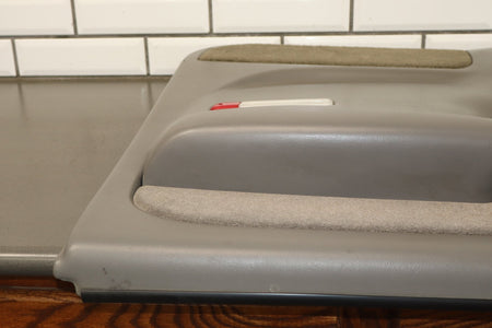 03-07 Chevrolet Silverado 2500HD Crew Right Rear Door Trim Panel Medium Gray 922