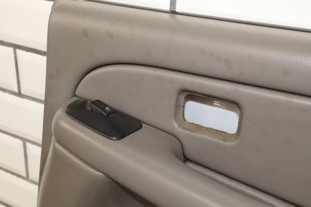 03-07 Chevy GMC 2500HD Crew Cab GMT800 Right Rear Door Trim Panel Pewter 92